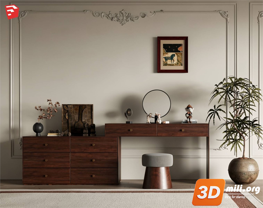 Dressing Table Skp Files 